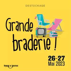 Grande braderie le 26 et 27 mai 2023 à Niort