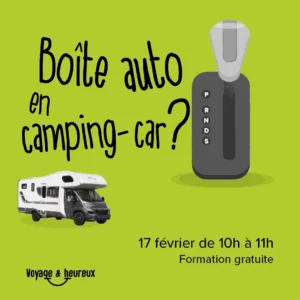 Boîte automatique en camping-car