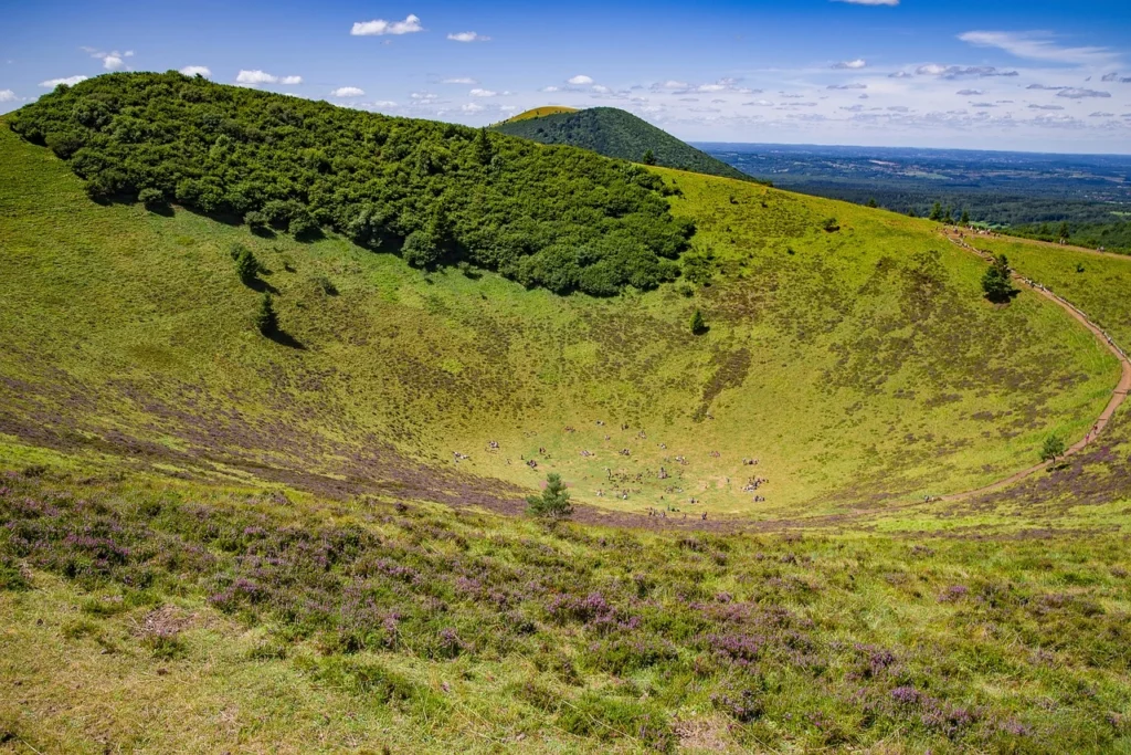 Le Puy Pariou, volcan, région auvergne France