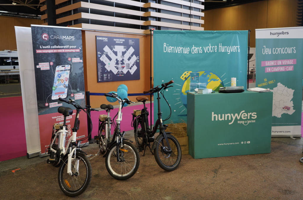 cadeaux jeu concours Hunyvers vélo électrique et voyage en camping-car