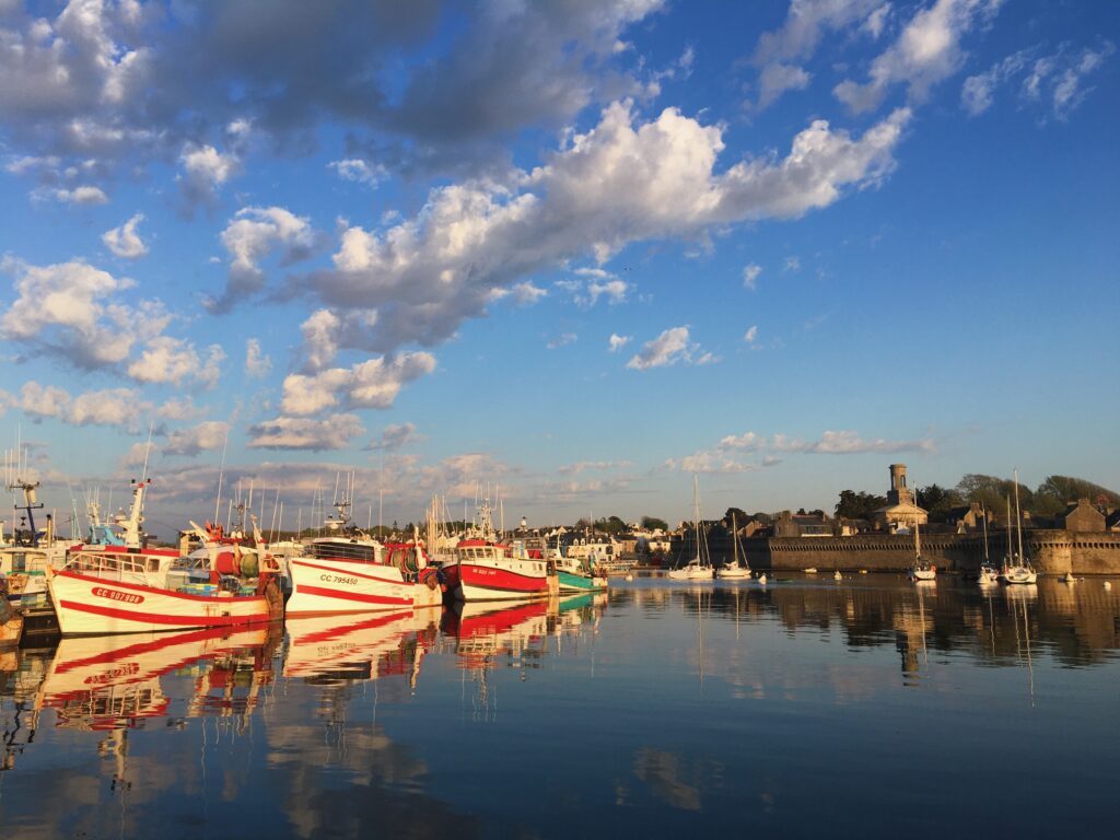 La Bretagne en camping-car : Le port de Concarneau
