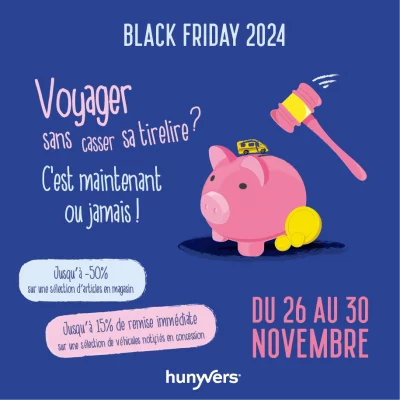 Black Friday Hunyvers 2024 jusqu'à -50%