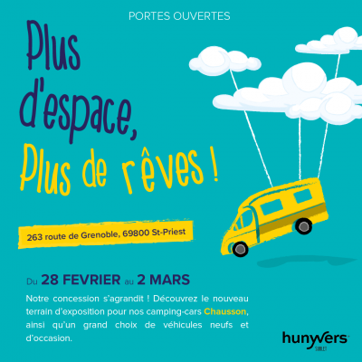 Portes ouvertes Hunyvers Sublet du 28 février au 2 mars 2025